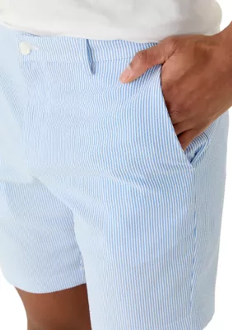 Men's 8" Motion Flat Front Shorts