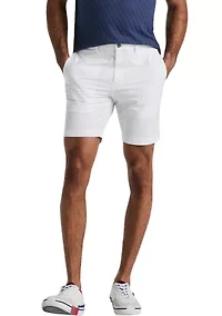 Technical Flat Front 8" Golf Shorts