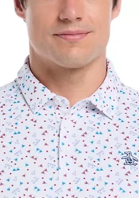 Men's 19th Hole Sake-Tini Golf Polo Shirt