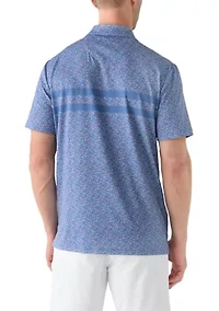 Men's Novelty Printed Polo Shirt