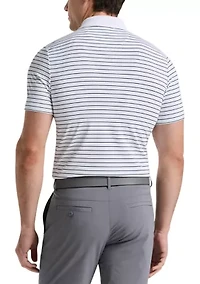 Heritage Stripe Short Sleeve Golf Polo Shirt