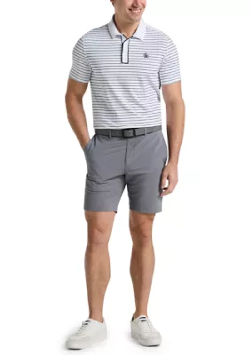 Heritage Stripe Short Sleeve Golf Polo Shirt