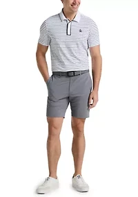 Heritage Stripe Short Sleeve Golf Polo Shirt