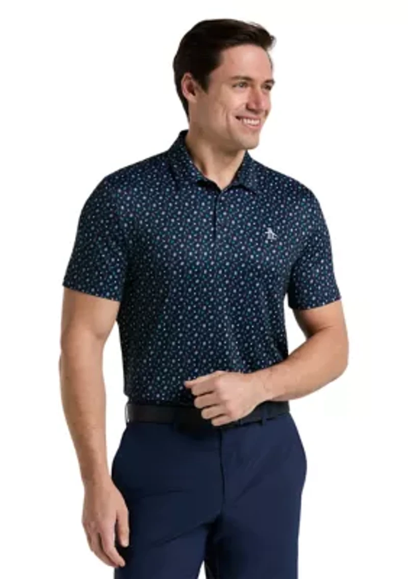 Augusta Menu Print Golf Polo Shirt