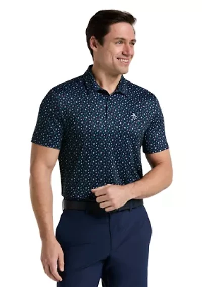 Augusta Menu Print Golf Polo Shirt