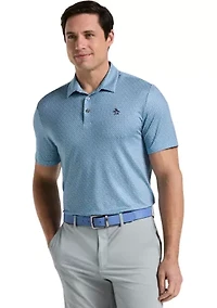 Men's All-Over Micro Bucket Hat Golf Polo Shirt