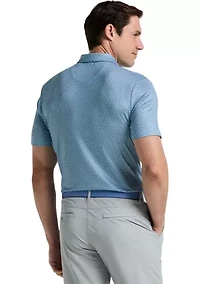 Men's All-Over Micro Bucket Hat Golf Polo Shirt