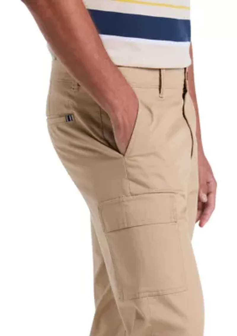 Cotton Herringbone Cargo Panta