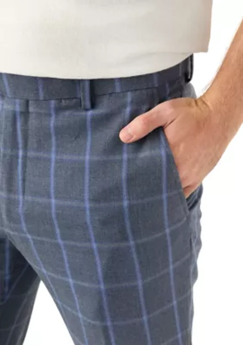 Men's Slim Fit Kensington Plaid Pants