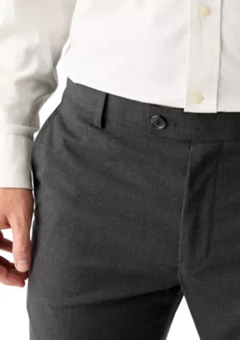 Men's Slim Fit Heathered Oxford Pants
