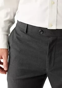 Men's Slim Fit Heathered Oxford Pants