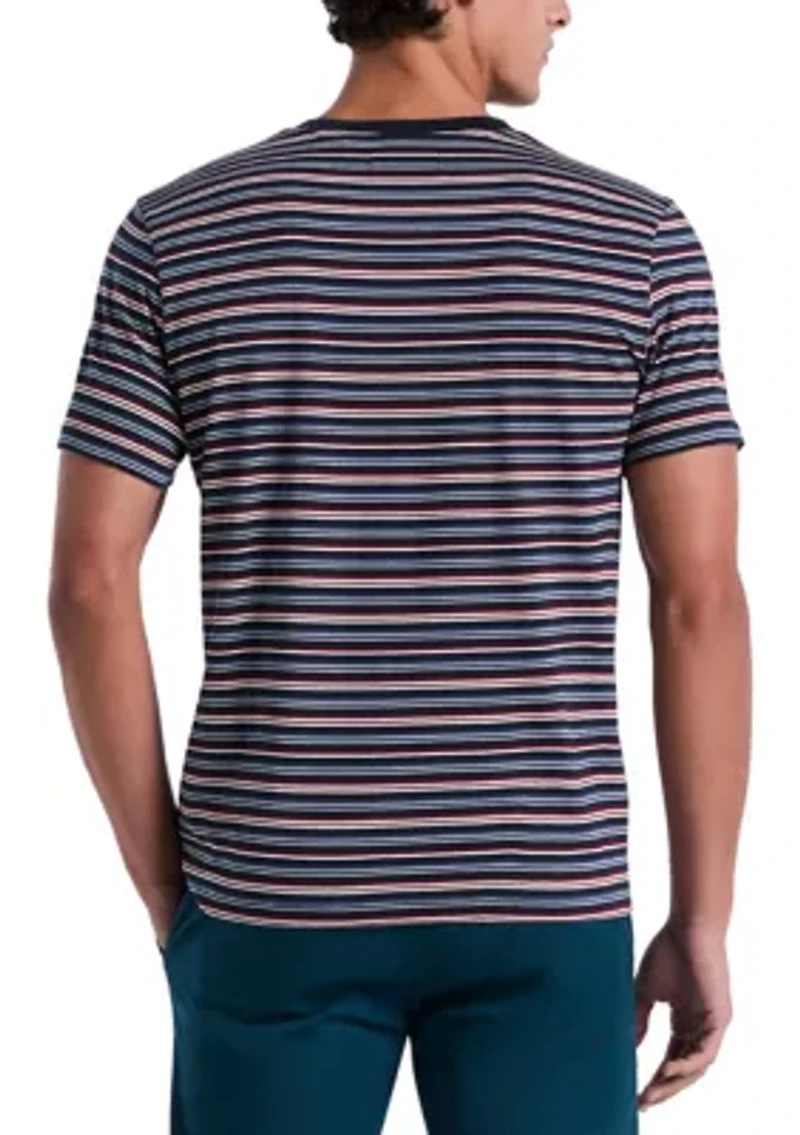 Men's Short Sleeve Striped T-Shirt