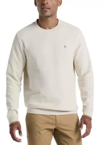 Men's Honeycomb Crew Neck Sweater