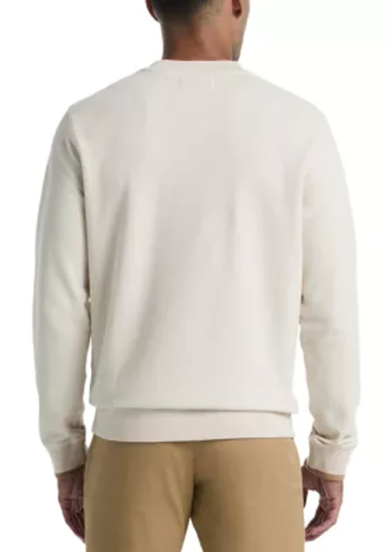 Men's Honeycomb Crew Neck Sweater