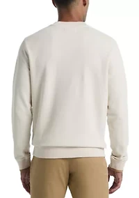 Men's Honeycomb Crew Neck Sweater