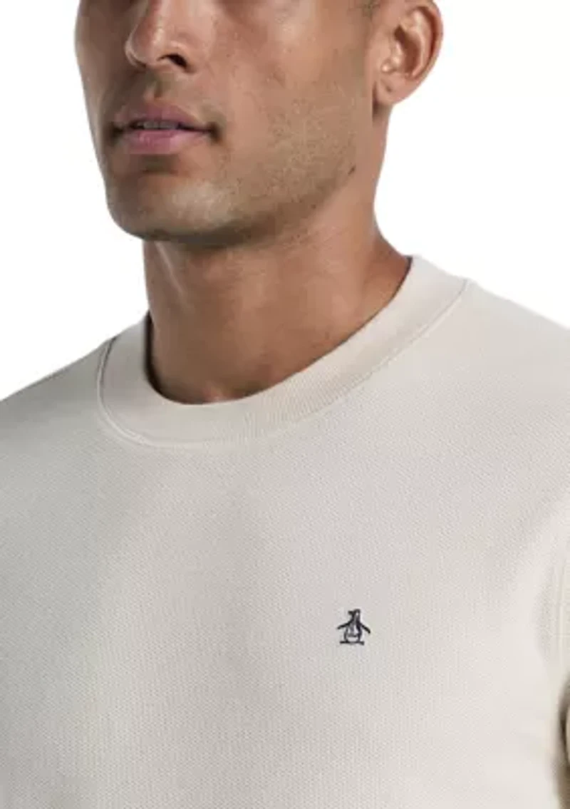 Men's Honeycomb Crew Neck Sweater