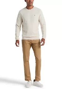 Men's Honeycomb Crew Neck Sweater