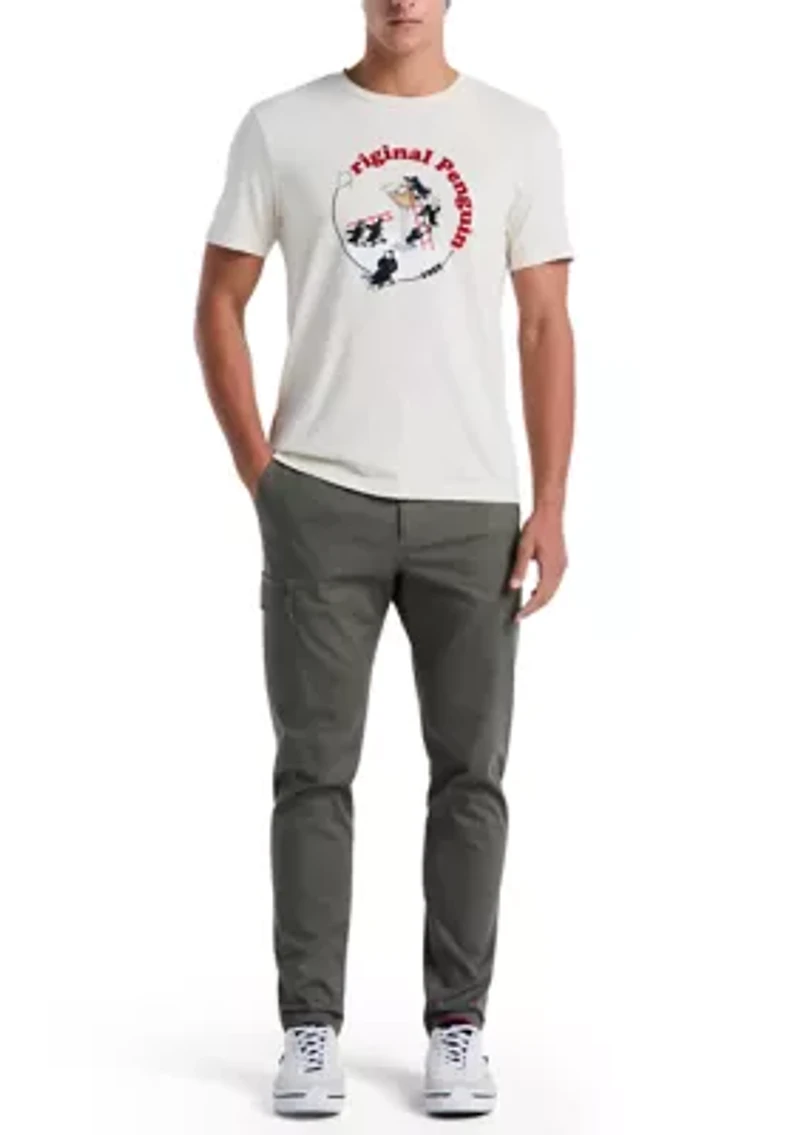 Men's Flocked Martini Graphic T-Shirt