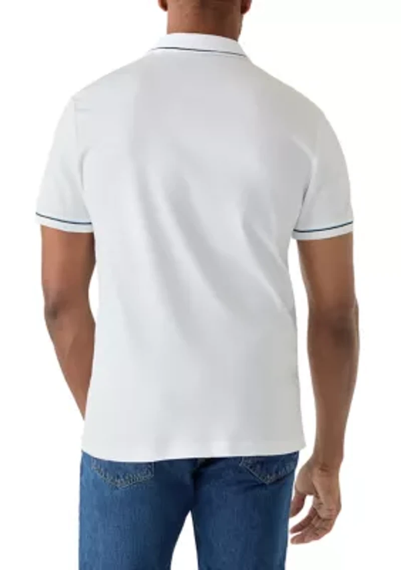 Men's Tipped Jersey Polo Shirt