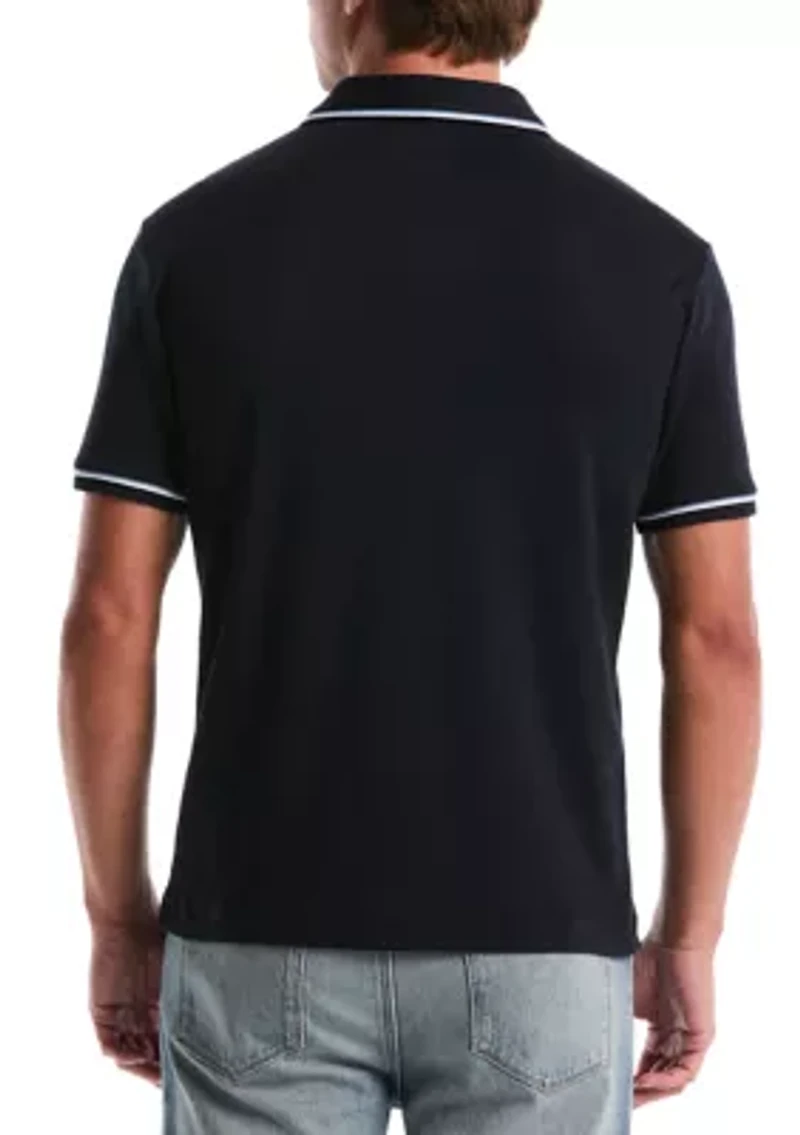Men's Tipped Jersey Polo Shirt