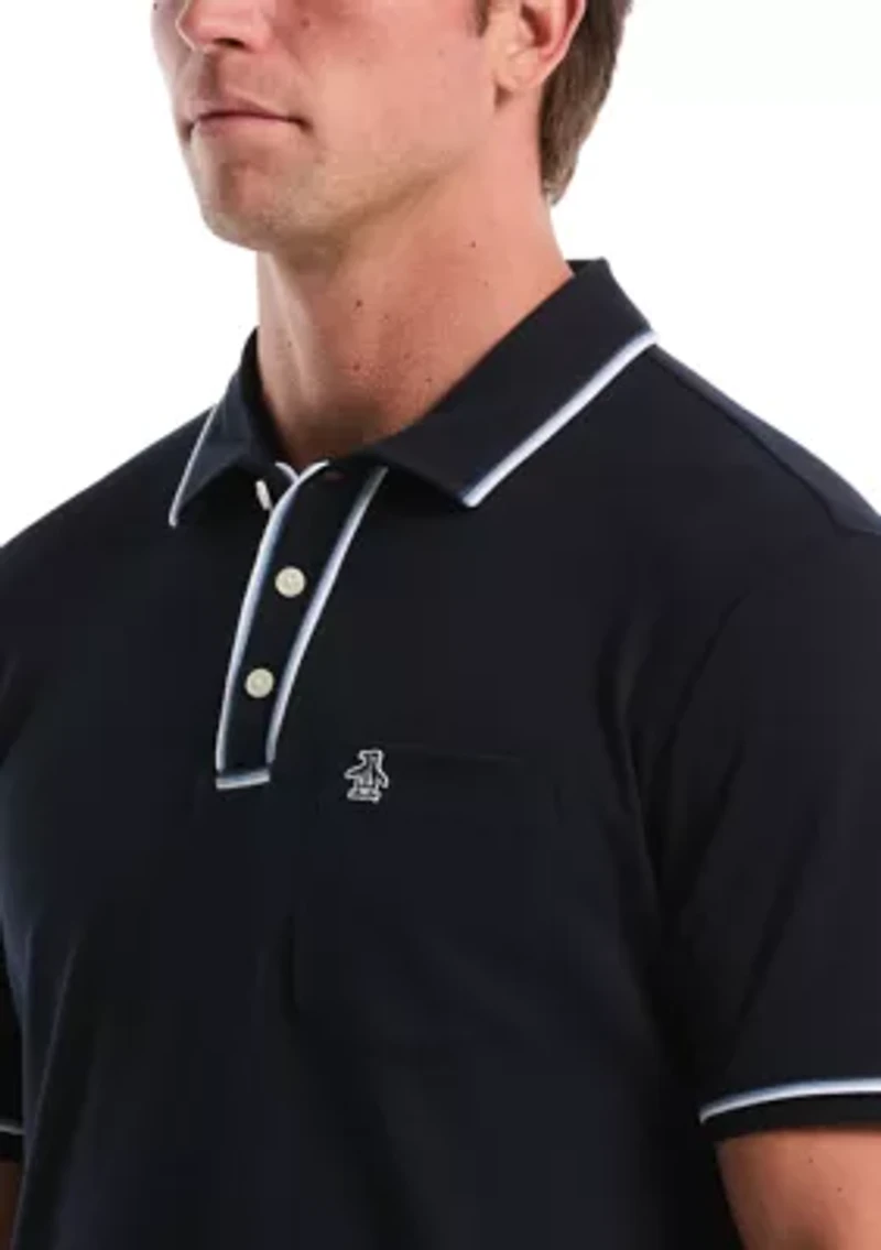 Men's Tipped Jersey Polo Shirt