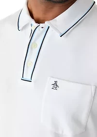 Men's Tipped Jersey Polo Shirt