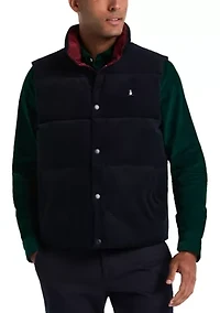 Cotton Reversible Corduroy Puffer Vest
