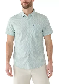 Men's Mini Geometric Short Sleeve Shirt