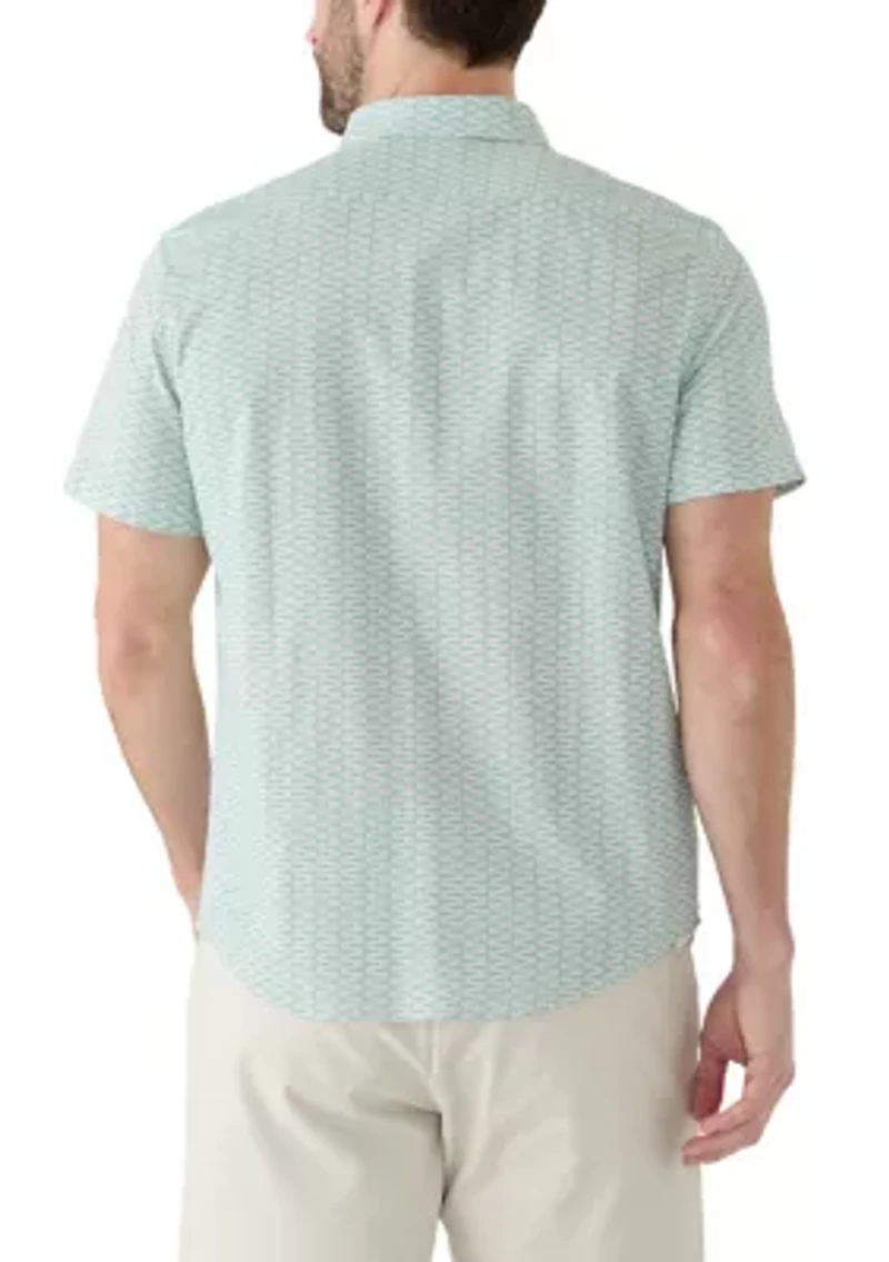 Men's Mini Geometric Short Sleeve Shirt