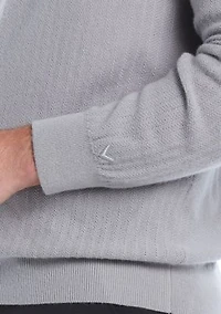 Men's Long Sleeve 1/4 Zip Texture Sweater