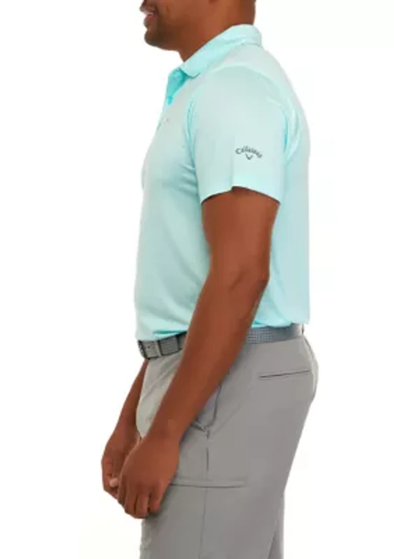 Big & Tall Pro Spin Fine Line Short Sleeve Golf Polo Shirt