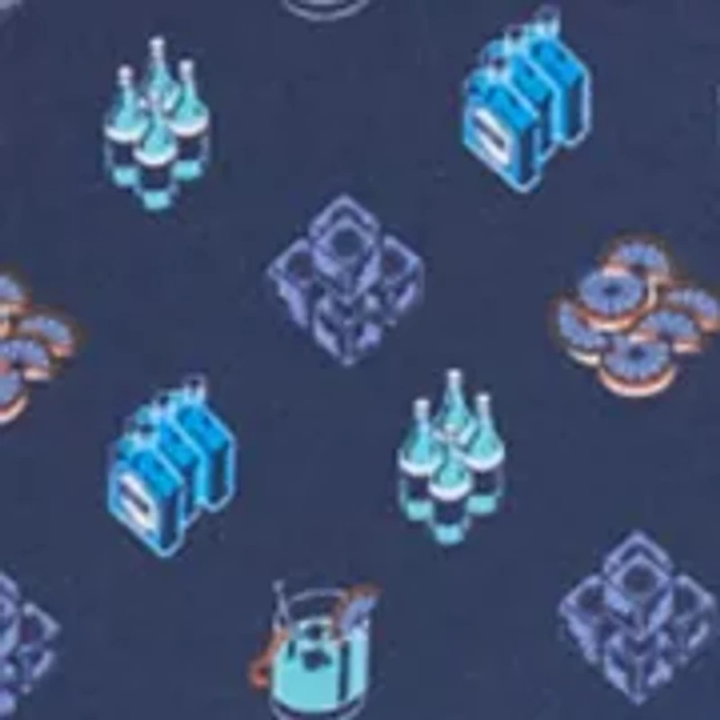 Men's Negroni Print Golf Polo Shirt