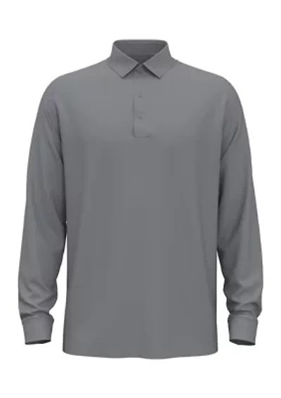 Men's Long Sleeve Soft Touch Polo