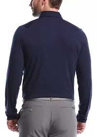 Men's Long Sleeve Soft Touch Polo