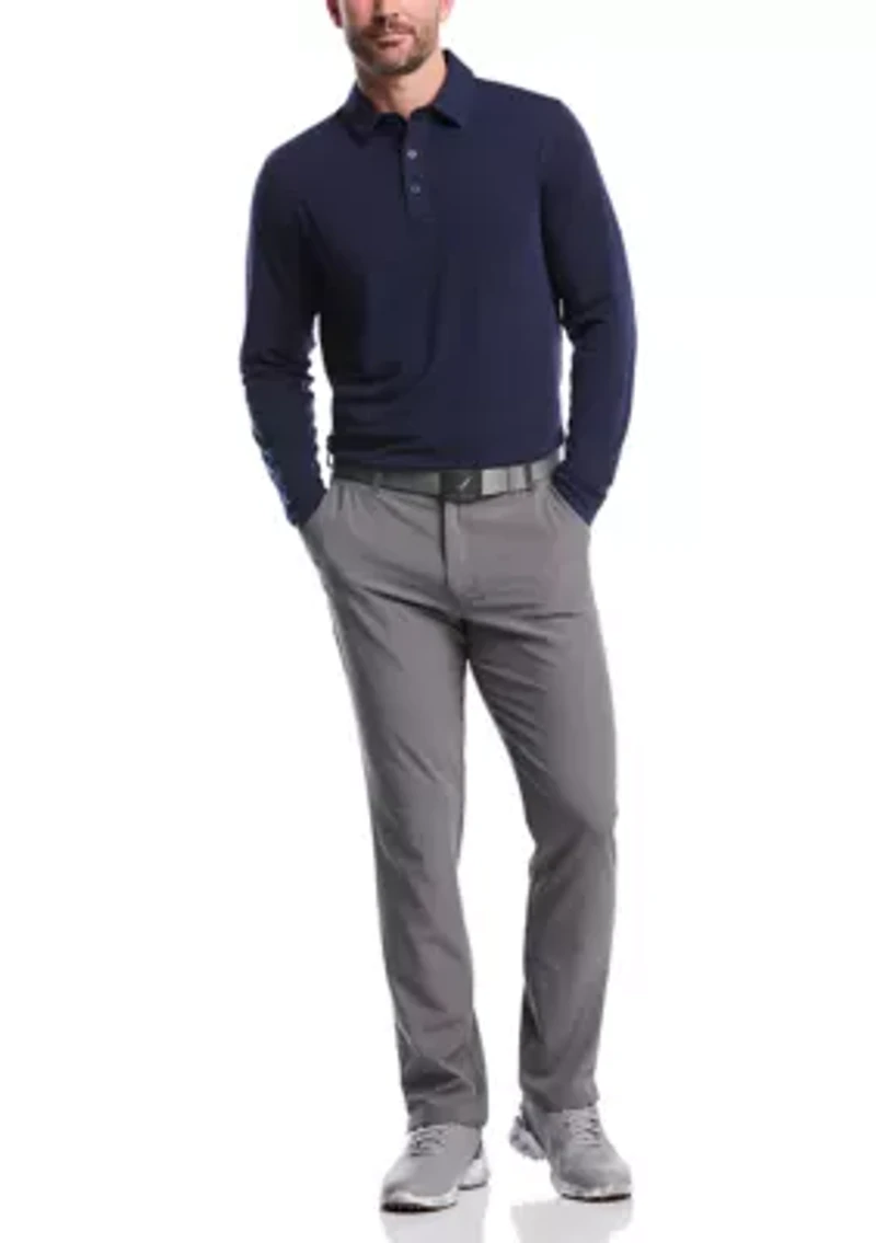 Men's Long Sleeve Soft Touch Polo