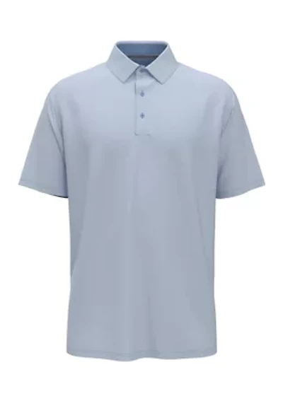 Men's Chevron Twill Jacquard Polo Shirt