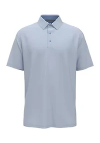 Men's Chevron Twill Jacquard Polo Shirt