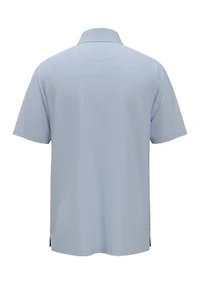 Men's Chevron Twill Jacquard Polo Shirt