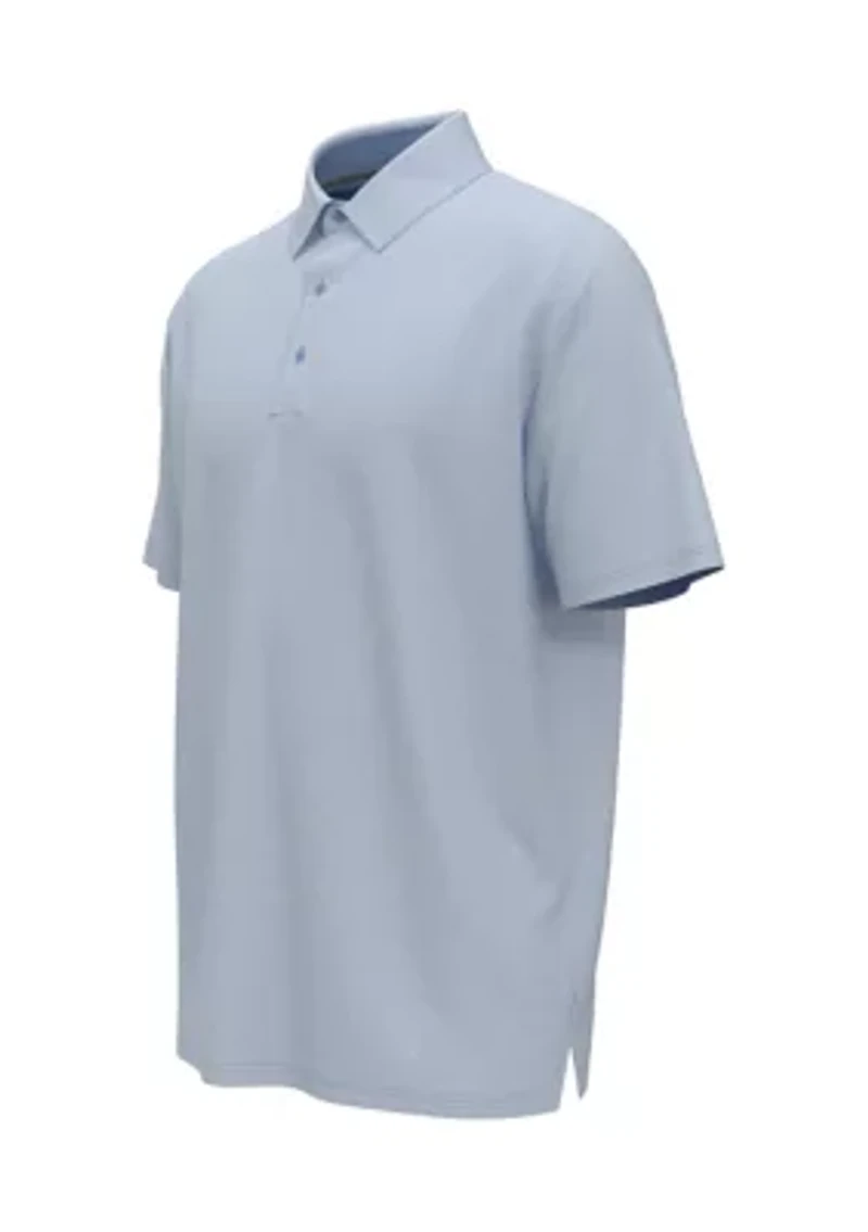Men's Chevron Twill Jacquard Polo Shirt