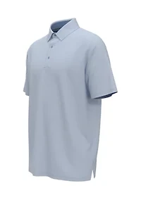 Men's Chevron Twill Jacquard Polo Shirt