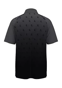 Men's Engineered Twill Printed Polo Shirt