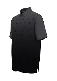 Men's Engineered Twill Printed Polo Shirt