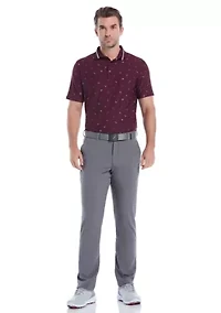 Men's Memento Print Polo Shirt
