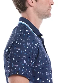 Printed Golf Polo Shirt