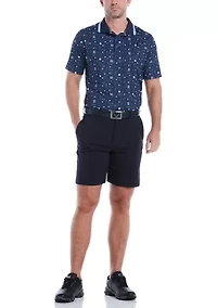 Printed Golf Polo Shirt