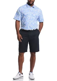 Big & Tall Celebration Feast Short Sleeve Golf Polo Shirt