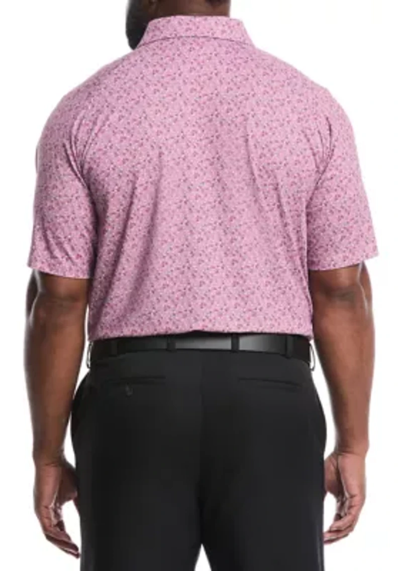 Big & Tall Confetti Golf Polo Shirt