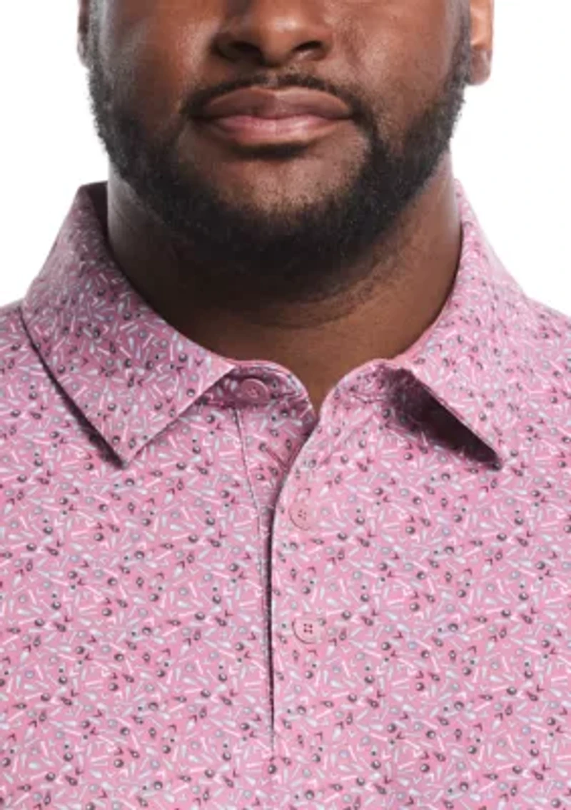 Big & Tall Confetti Golf Polo Shirt