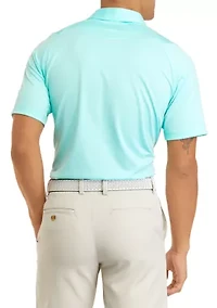 Men's Solid Swing Tech Short Sleeve Golf Polo Shirt