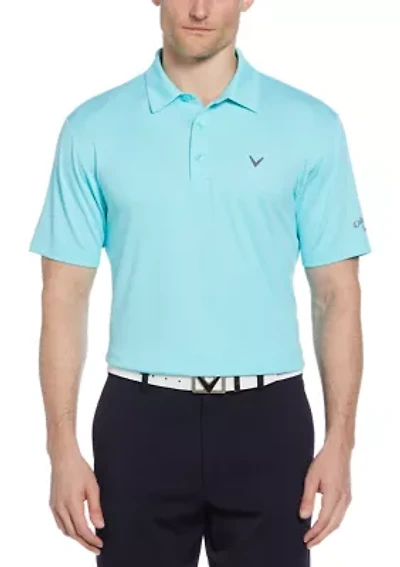Big & Tall Pro Spin Chevron Jacquard Golf Polo Shirt